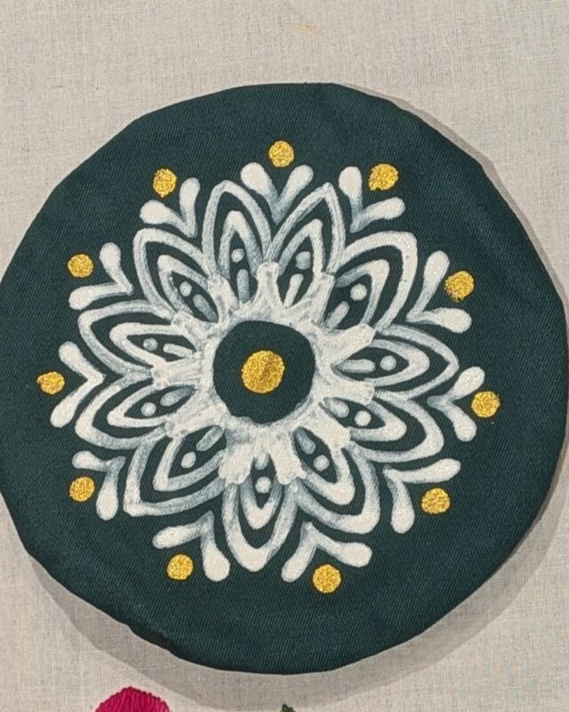 JUTE BAG MANDALA ART.