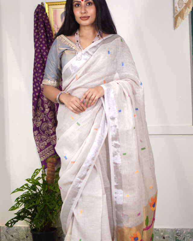 SAREE TISSUE LINEN JAL.